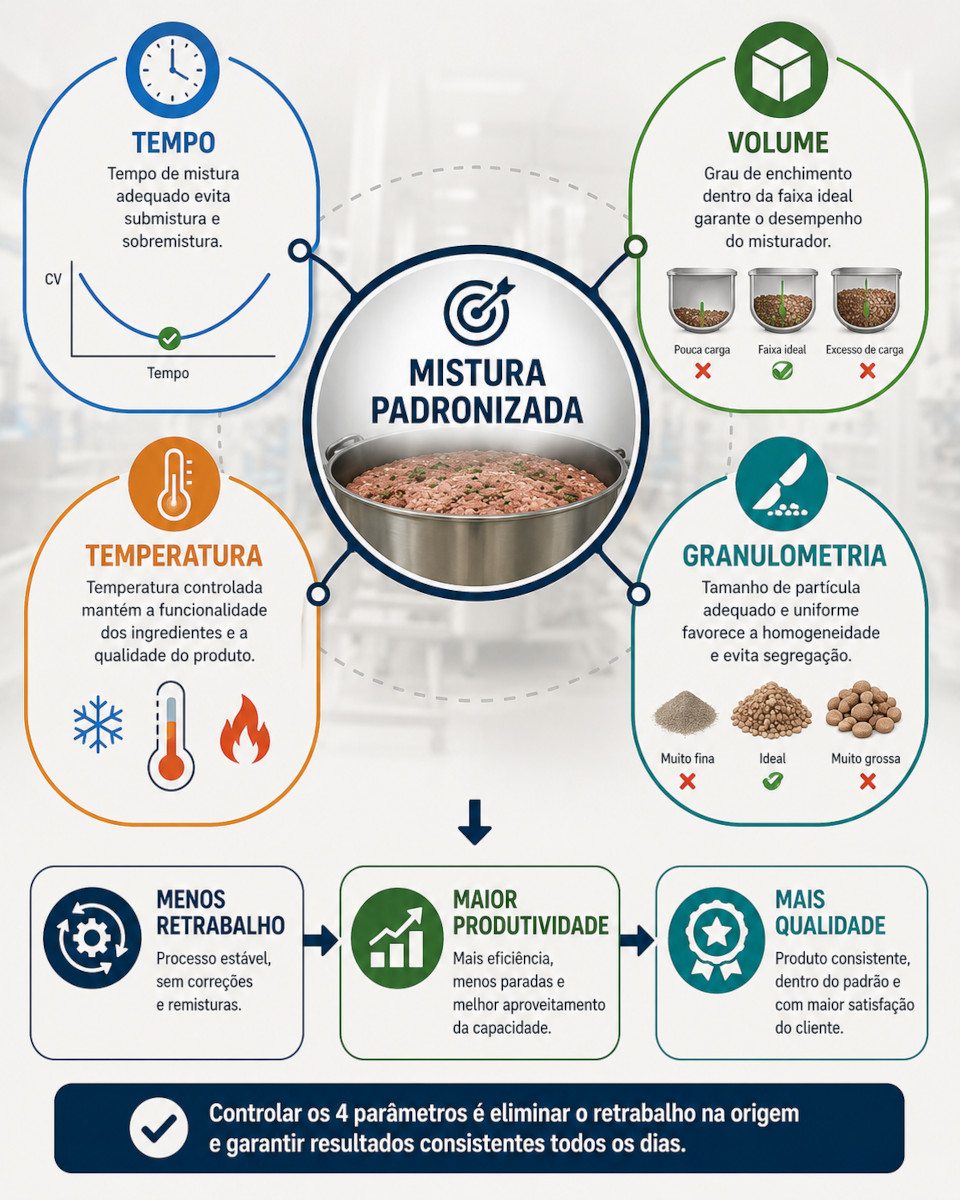 Elementos da mistura padronizada