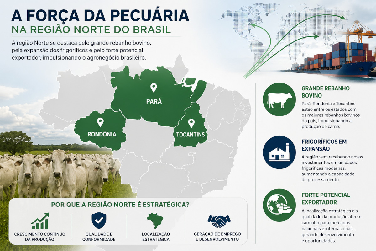 Região Norte promissora na pecuária