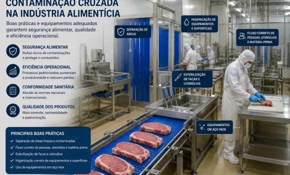 Como evitar contaminação cruzada na indústria alimentícia