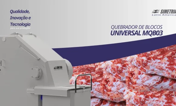 Quebrador de blocos de carne congelada industrial