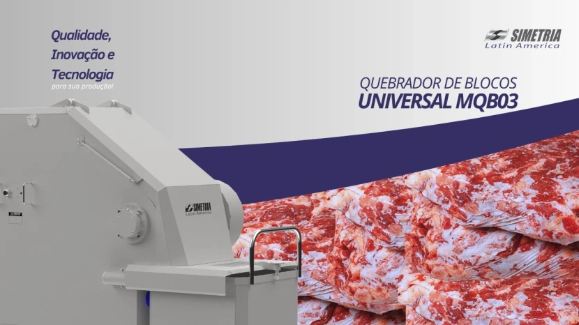 Quebrador de Blocos de Carne Congelada Industrial